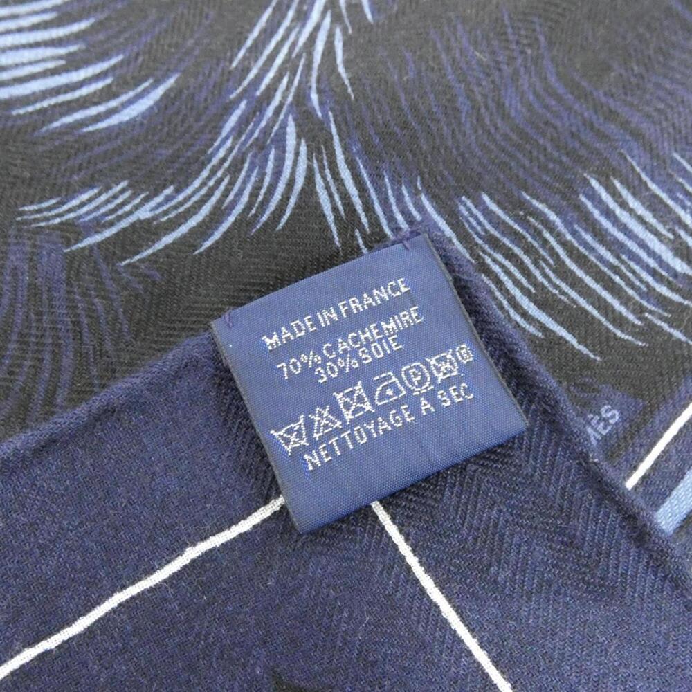 HERMES Blue Scarf - Picture 5 of 5